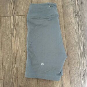 Lululemon Gray Biking Shorts Running Size 8